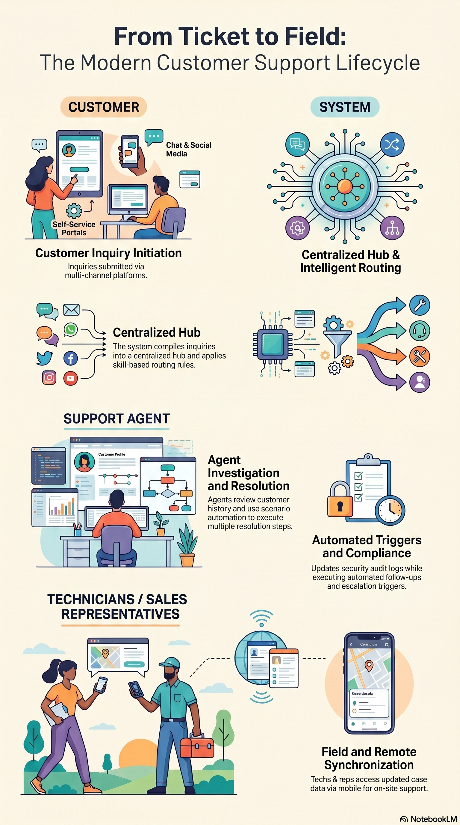 MyCustomerSupport Process Architecture
