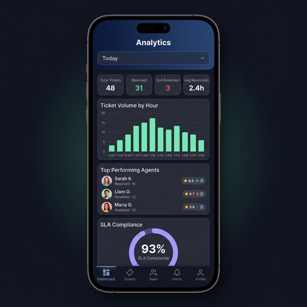 Manager Analytics Screen